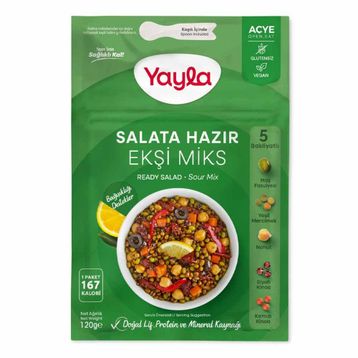 Yayla 120 gr Ekşi Miks Hazır Salata