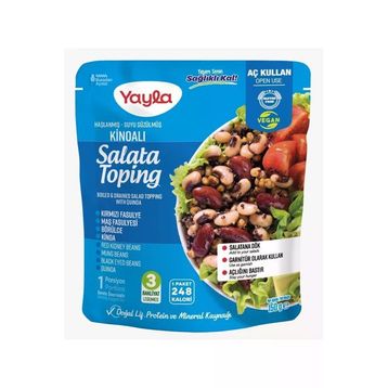Yayla 150 gr Haşlanmış Suyu Süzülmüş Kinoalı Salata Toping