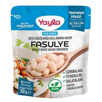 Yayla 150 gr Suyu Süzülmüş Haşlanmış Fasulye