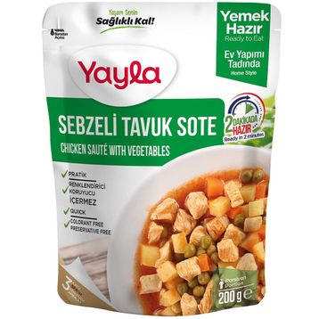 Yayla 200 gr Sebzeli Tavuk Sote
