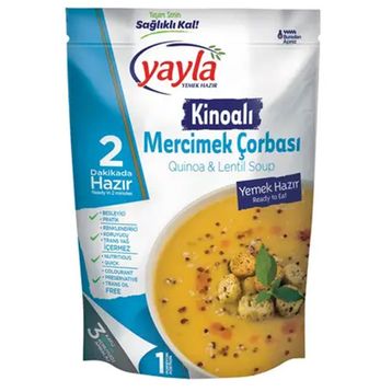 Yayla 250 gr Yemek Hazır Kinoalı Mercimek Çorbası