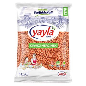 Yayla 5 kg Kırmızı Mercimek