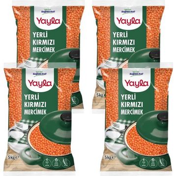 Yayla Yerli 5 kg Kırmızı Mercimek (2 adet)