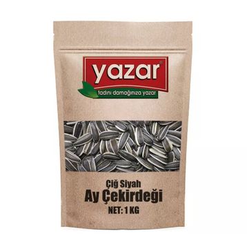Yazar 1 kg Siyah Sade Ay Çekirdeği