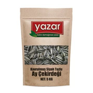 Yazar 1 kg Siyah Tuzlu Ay Çekirdeği