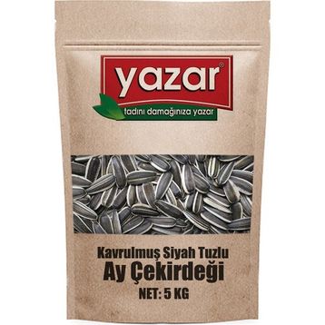 Yazar 1 kg Siyah Tuzlu Ay Çekirdeği
