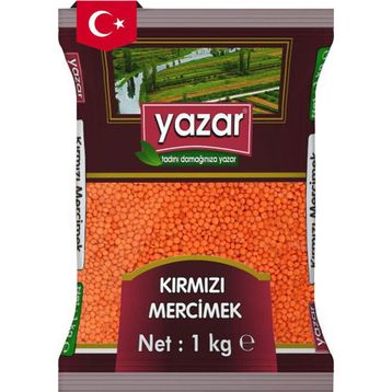 Yazar 1 kg Yerli Kırmızı Mercimek