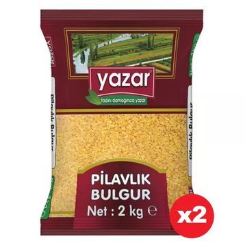 Yazar 2 kg Pilavlık Bulgur (2 adet)