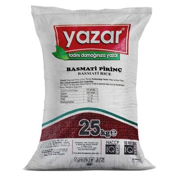 Yazar 25 Kg Basmati Pirinç