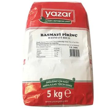 Yazar 5 kg Basmati Pirinç