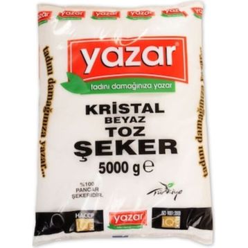 Yazar 5 kg Kristal Toz Şeker