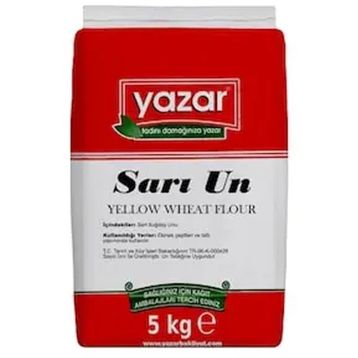 Yazar 5 kg Taş Değirmende Öğütülmüş Sarı Un