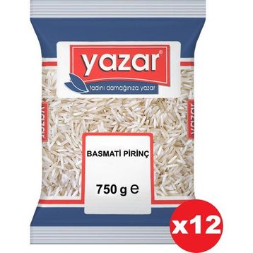 Yazar 750 gr Basmati Pirinç (6 adet)