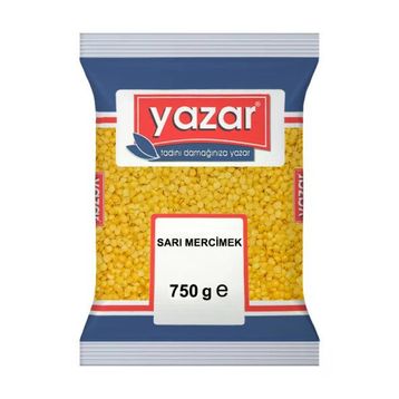 Yazar 750 gr Sarı Mercimek (2 adet)