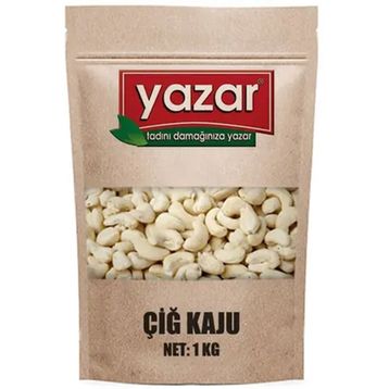 Yazar Kuruyemiş 1 kg Çiğ Kaju