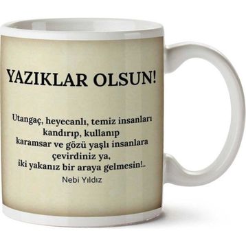 Yazıklar Olsun Baskılı Kupa