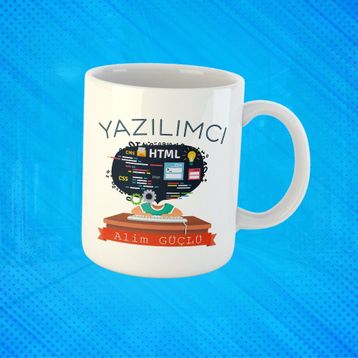 Yazılımcı Baskılı Kupa