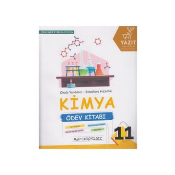 Yazıt Yayınları 11. Sınıf Kimya Ödev Kitabı