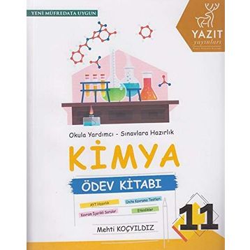 Yazıt Yayınları 11. Sınıf Kimya Ödev Kitabı