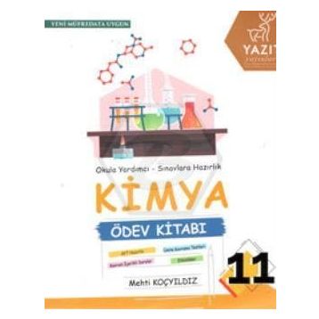 Yazıt Yayınları 11. Sınıf Kimya Ödev Kitabı
