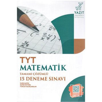 Yazıt Yayınları TYT Matematik Tamamı Çözümlü 15 Deneme