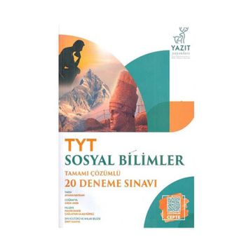 Yazıt Yayınları TYT Sosyal Bilimler Tamamı Çözümlü 20 Deneme Sınavı