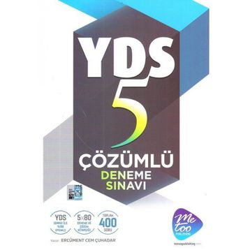 YDS 5 Çözümlü Deneme Sınavı - Ercüment Cem Çuhadar