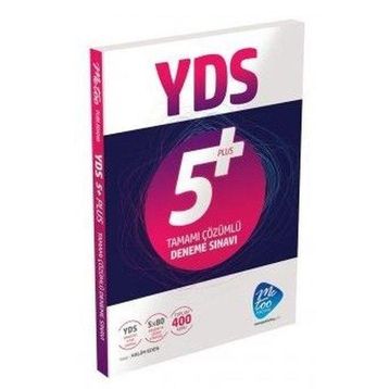 YDS 5 Plus Tamamı Çözümlü Deneme Sınavı Ankara Murat Yayıncılık
