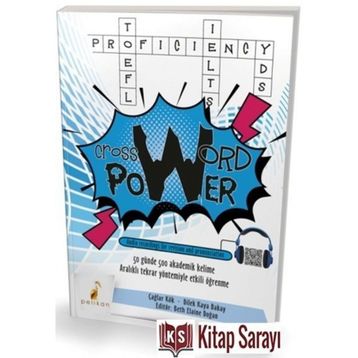 YDS Crossword Power 50 Günde 500 Akademik Kelime - Pelikan Yayınları