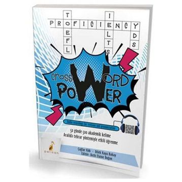 YDS Crossword Power 50 Günde 500 Akademik Kelime - Pelikan Yayınları