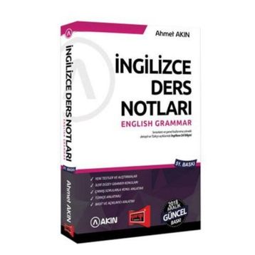 YDS İngilizce Ders Notları English Grammar Akın Dil-Yargı Yayınları