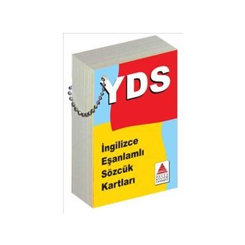 YDS Sınavları İçin İngilizce Eşanlamlı Sözcük Kartları - Delta Kültür Yayınevi