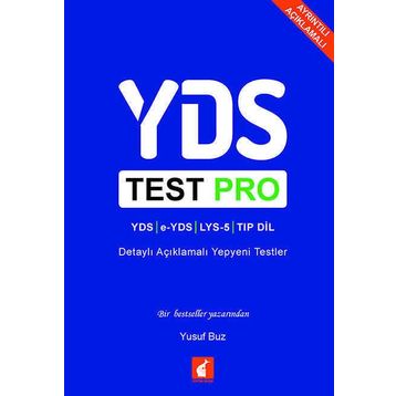 YDS Test Pro Detaylı Açıklamalı Yepyeni Testler - Yusuf Boz