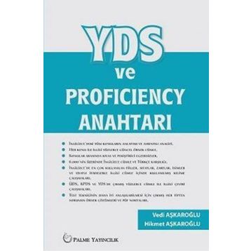 YDS ve Proficiency Anahtarı - Vedi Aşkaroğlu Hikmet Aşkaroğlu