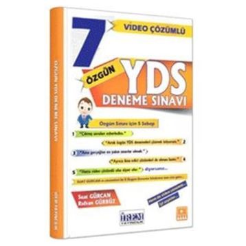 YDS Video Çözümlü 7 Özgün Deneme Sınavı - suat ridvan gurbuz Suat Gürcan