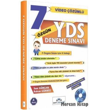 YDS Video Çözümlü 7 Özgün Deneme Sınavı - suat ridvan gurbuz Suat Gürcan