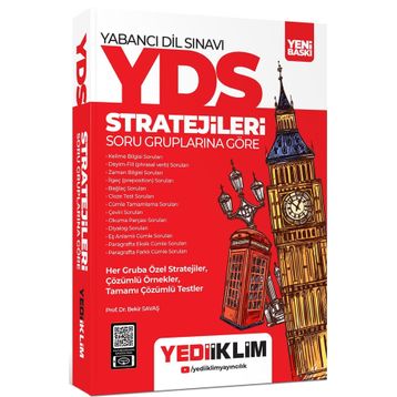 YDS YÖKDİL Stratejileri Soru Gruplarına Göre Konu Anlatımlı Soru Bankası - Yediiklim Yayınları