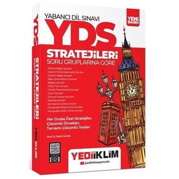 YDS YÖKDİL Stratejileri Soru Gruplarına Göre Konu Anlatımlı Soru Bankası - Yediiklim Yayınları