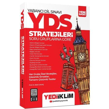 YDS YÖKDİL Stratejileri Soru Gruplarına Göre Konu Anlatımlı Soru Bankası - Yediiklim Yayınları