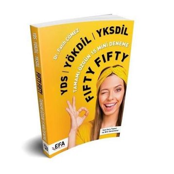 YDS YÖKDİL YKSDİL FIFTY FIFTY 15 Mini Deneme - Benim Hocam Yayınları