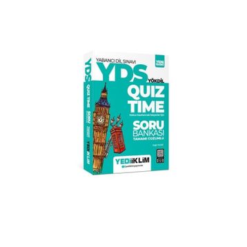 YDSYÖKDİL Quiz Time Tamamı Çözümlü Soru Bankası - Yediiklim Yayınları