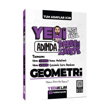 Yedi Adımda Temelden Zirveye Geometri Video Konu Anlatımlı Video Çözümlü Soru Bankası Yediiklim Yayınları