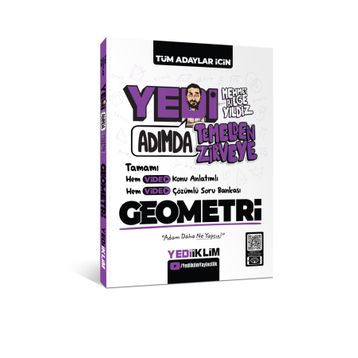 Yedi Adımda Temelden Zirveye Geometri Video Konu Anlatımlı Video Çözümlü Soru Bankası Yediiklim Yayınları