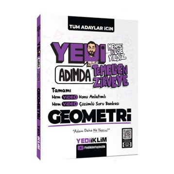 Yedi Adımda Temelden Zirveye Geometri Video Konu Anlatımlı Video Çözümlü Soru Bankası Yediiklim Yayınları