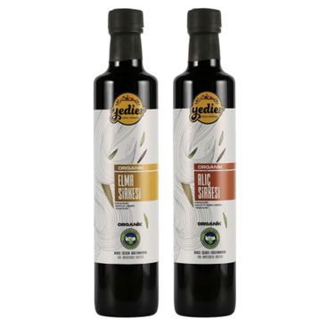 Yedier 2x500 ml Doğal Fermantasyon Elma Alıç Sirkesi