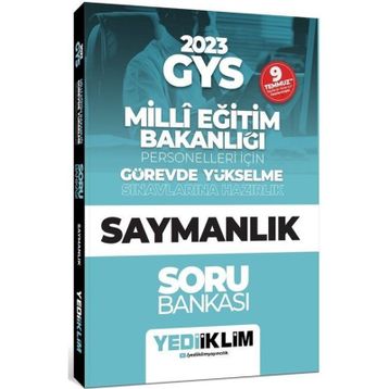 Yediiklim KPSS 2023 GYS Milli Eğitim Bakanlığı Personelleri İçin Görevde Yükselme Saymanlık Soru Bankası