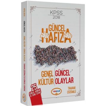 Yediiklim Yayınları 2018 KPSS Güncel Hafıza Genel Kültür ve Güncel Olaylar 25 Deneme
