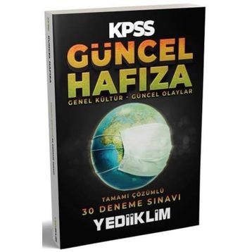 Yediiklim Yayınları 2018 KPSS Güncel Hafıza Genel Kültür ve Güncel Olaylar 25 Deneme