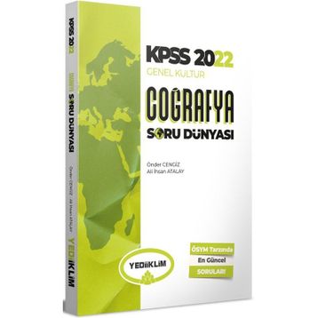 Yediiklim Yayınları 2022 KPSS Genel Kültür Coğrafya Soru Dünyası
