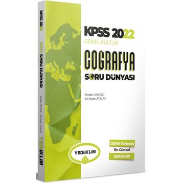 Yediiklim Yayınları 2022 KPSS Genel Kültür Coğrafya Soru Dünyası